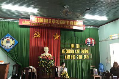 HỘI THI KỂ CHUYỆN CẤP TRƯỜNG NĂM HỌC 2018-2019